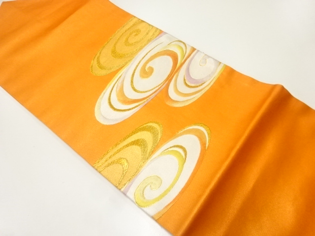 JAPANESE NAGOYA OBI / EMBROIDERY / SPIRAL